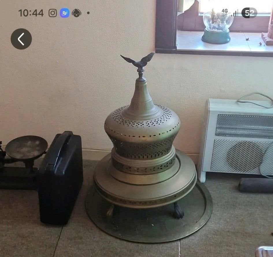 Braiseur antique turc en laiton et en cuivre, Antiek en Kunst, Ophalen