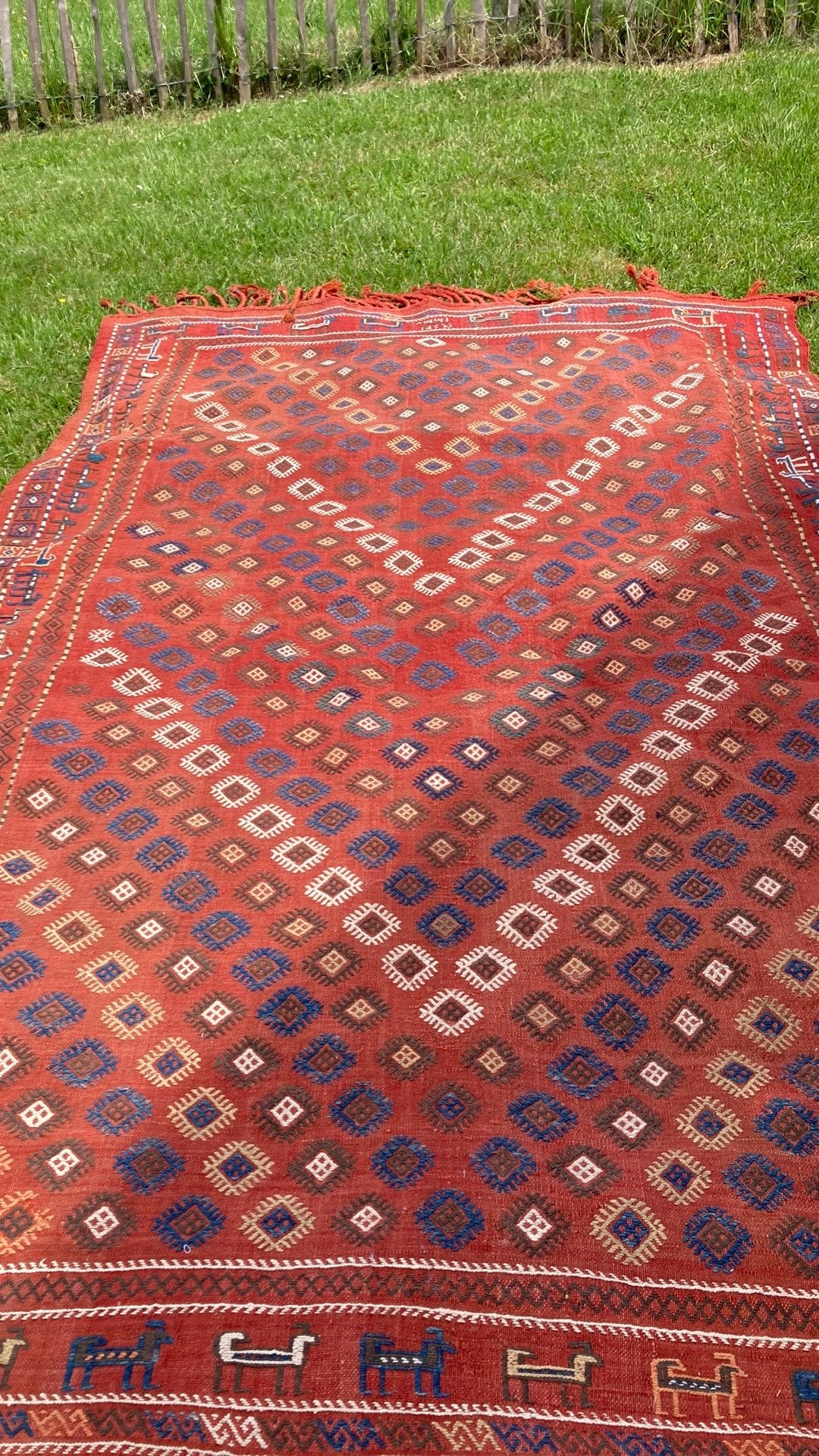 Kilim ancien, 200 cm ou plus, 150 à 200 cm, Enlèvement, Utilisé