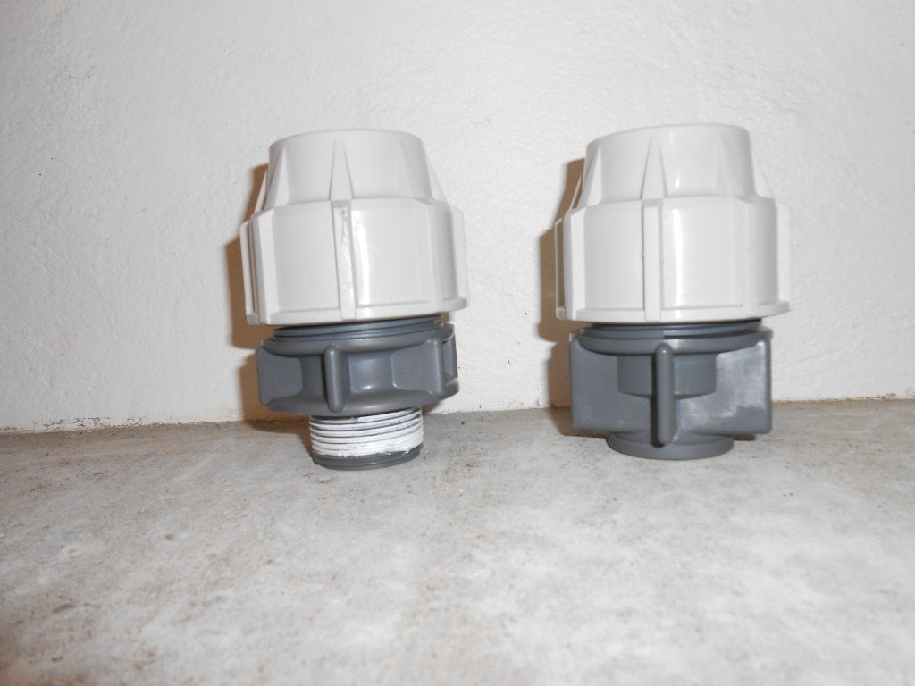 koppelingen  in PVC, Ophalen