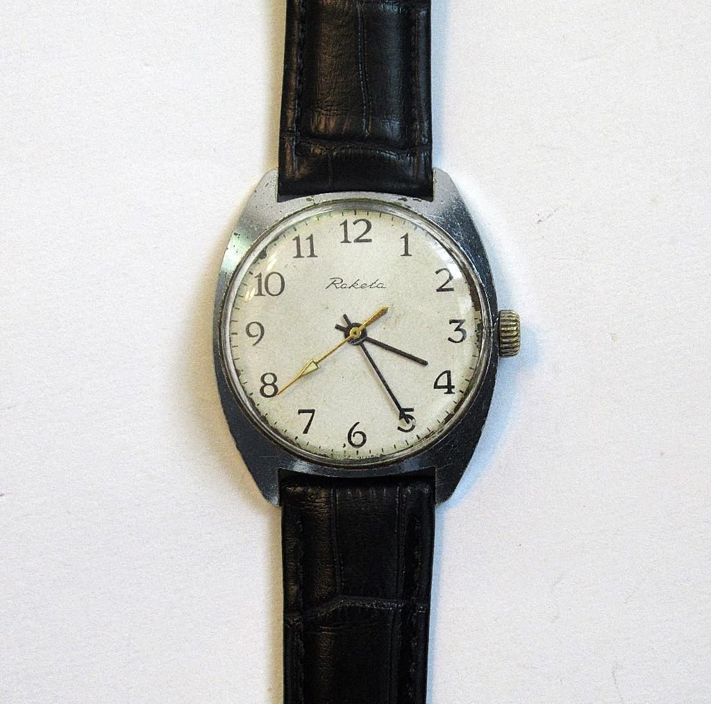 Montre mécanique vintage pour homme Raketa, URSS des '80., Collections, Enlèvement ou Envoi, Utilisé