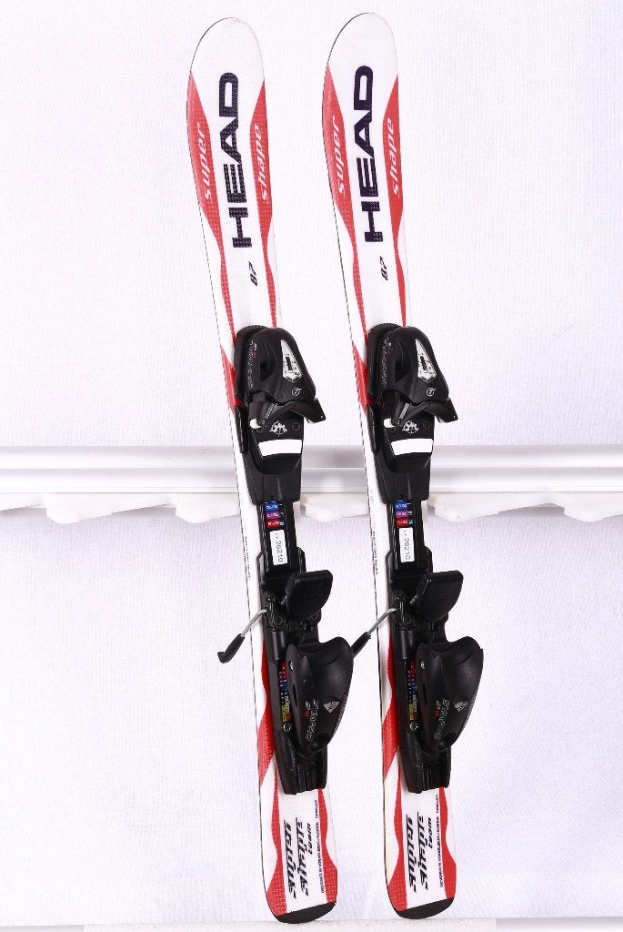 97; 107 cm kinder ski's HEAD SUPERSHAPE TEAM, white/red, Gebruikt, Verzenden, Carve, Head