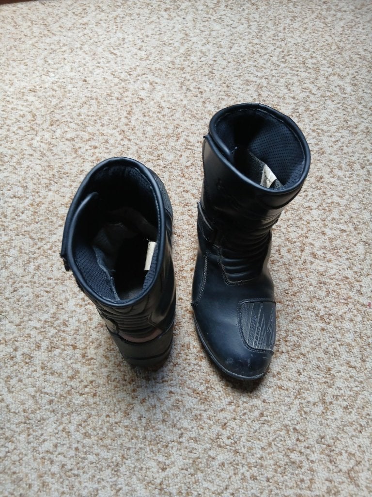 Motolaarzen , m 43, Kleding | Heren, Schoenen, Ophalen, Zwart, Overige typen, Gedragen