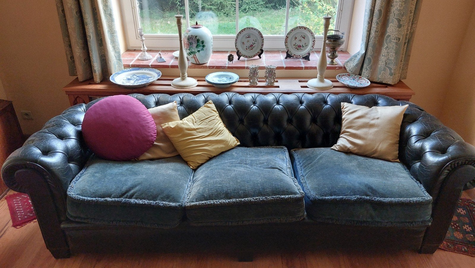 chesterfield, Huis en Inrichting, Ophalen, Leer