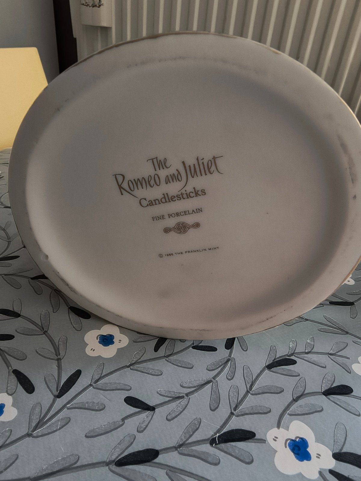 kandelaars porselein Romeo en Julia, Ophalen