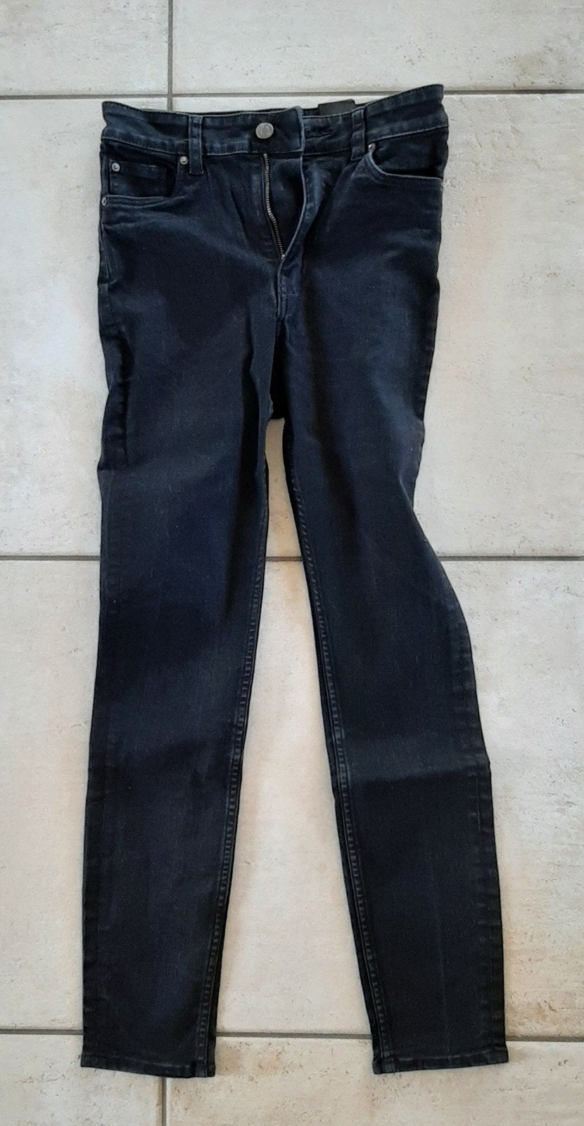 Jean skinny noir, W28 - W29 (confection 36), H&M, Enlèvement ou Envoi, Comme neuf