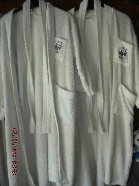 Witte badjas (2x) (L) WWF, Kleding | Heren, Ophalen