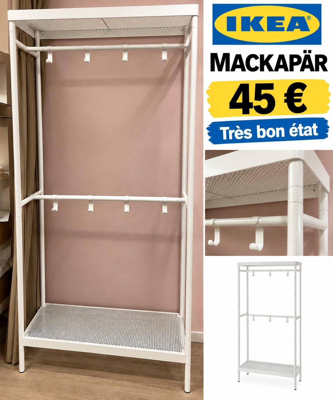 Ikea MACKAPAR, Maison & Meubles, Enlèvement, Comme neuf