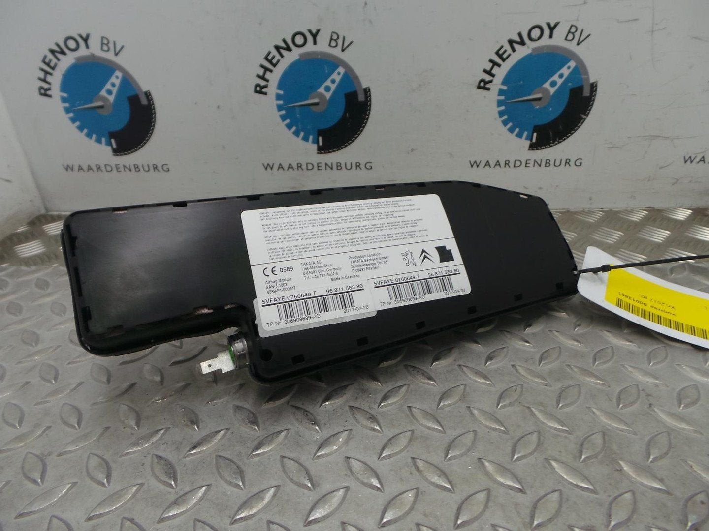 CITROEN DS4 ELEGANCE AIRBAG LINKS 2017, Ophalen of Verzenden, Gebruikt, ARN erkend
