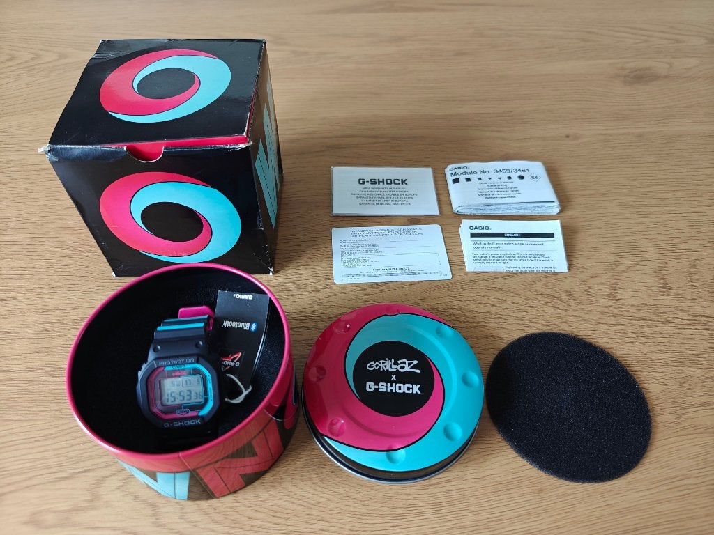 Casio Gorillaz x G-Shock GW-B5600GZ-1ER Limited Edition, Handtassen en Accessoires, Horloges | Heren, Casio, Kunststof, Polshorloge