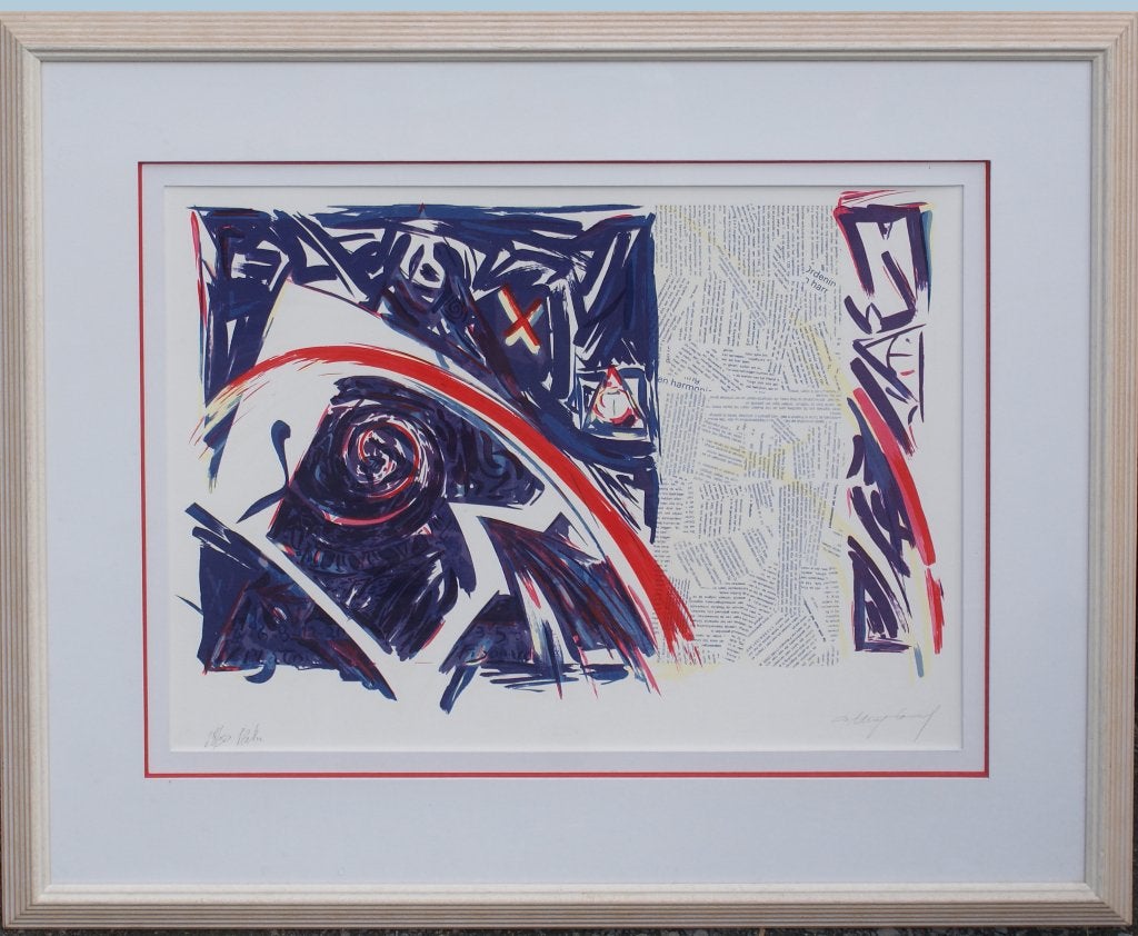 Vital Muylaert (1959): Plato 28/50 (100 x 80 cm), Antiek en Kunst, Gesigneerd, Ophalen, Landschappen
