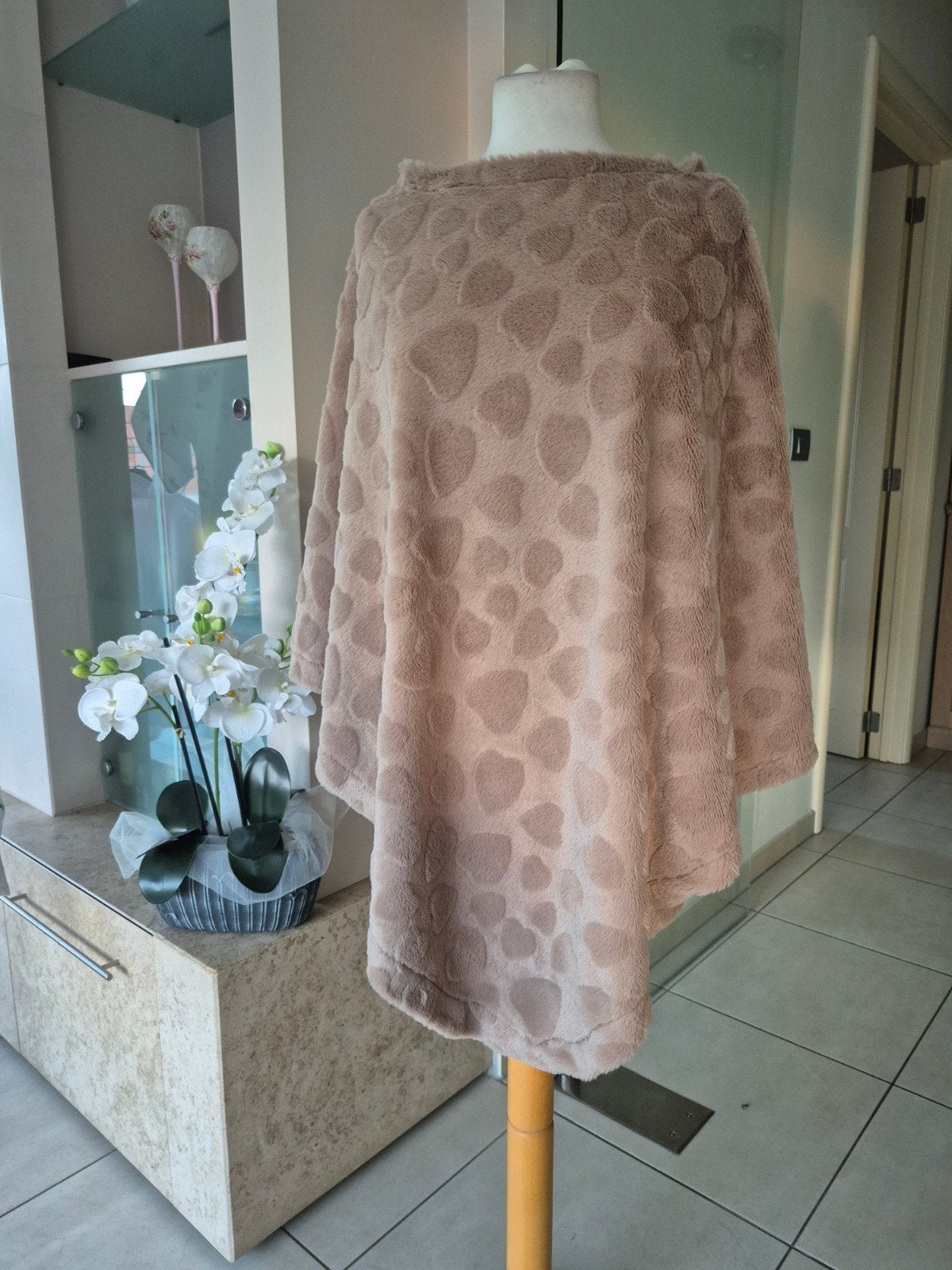 poncho, Ophalen of Verzenden, Beige