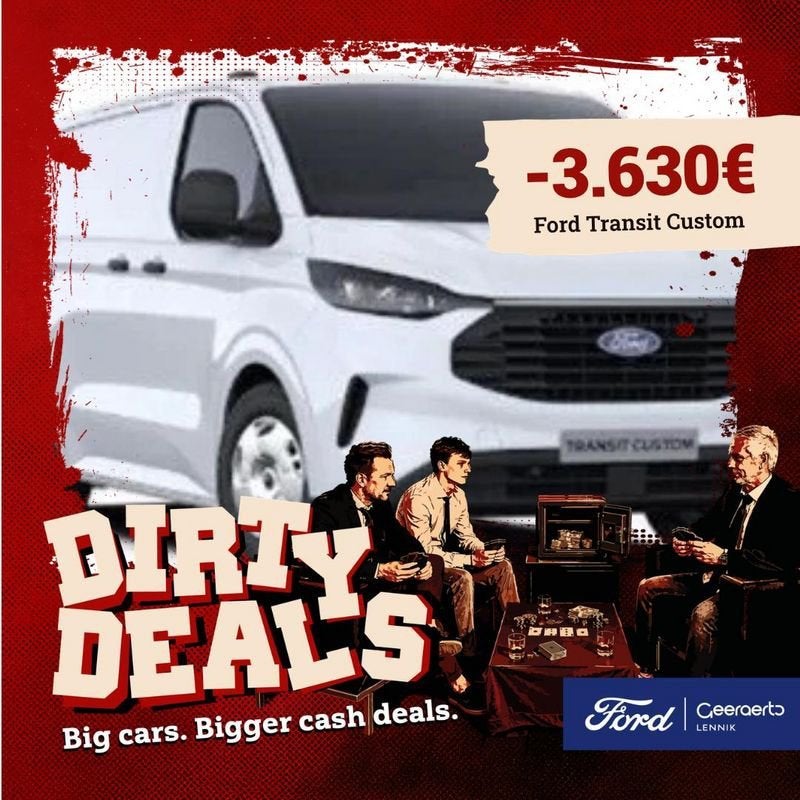 Ford Transit Custom, Autos, Neuf, Achat, Entreprise, 3 places