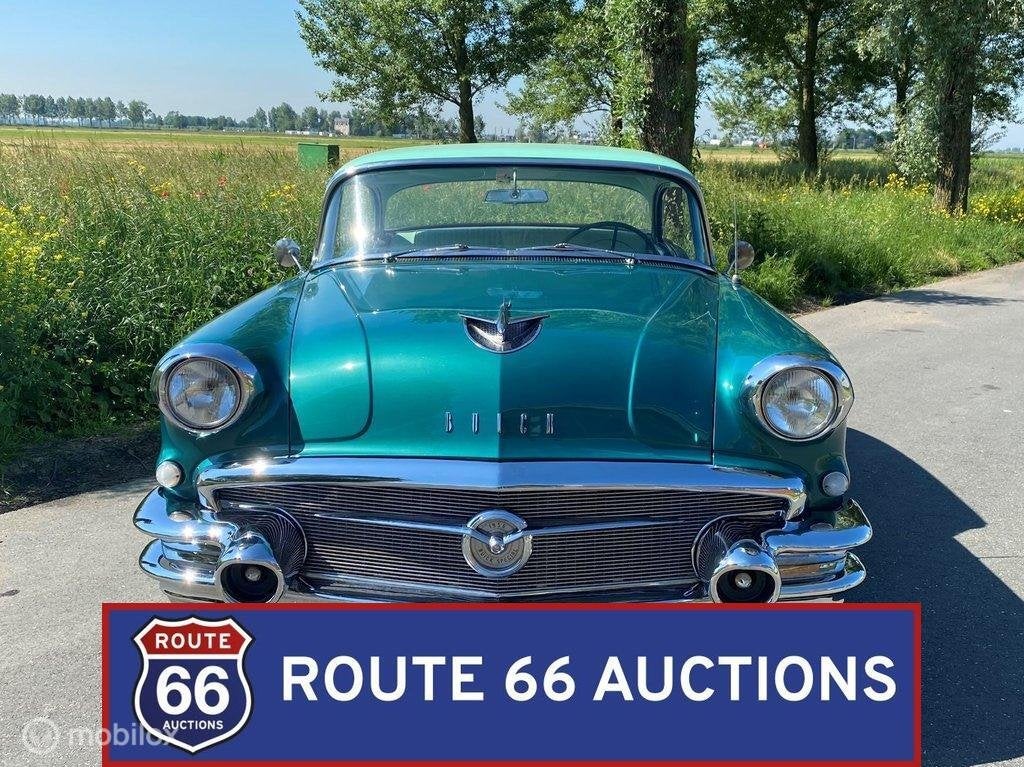 Buick Special Riviera Coupe | 1956 | Route 66 Auctions, Auto's, Zwart, Bedrijf, Handgeschakeld, Buick