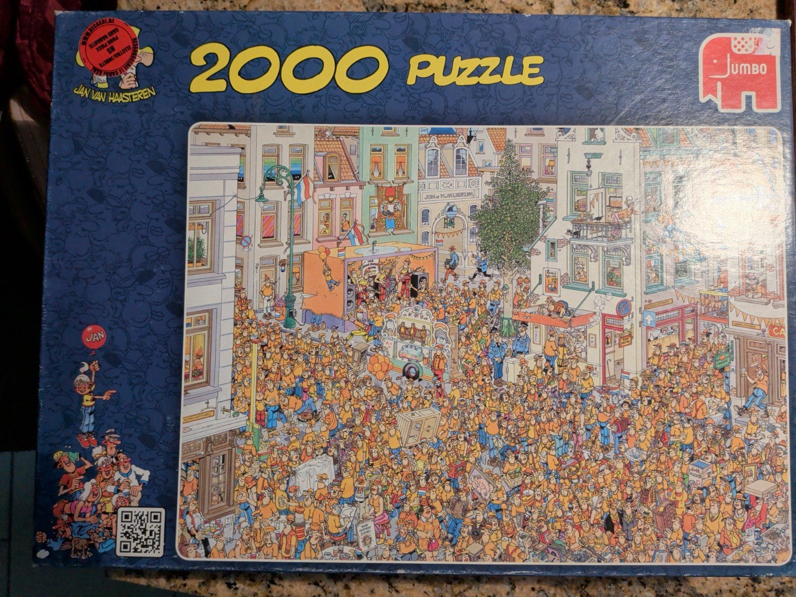 Jan van Haasteren - de inhuldiging, Hobby en Vrije tijd, Ophalen of Verzenden, Meer dan 1500 stukjes, Zo goed als nieuw, Legpuzzel