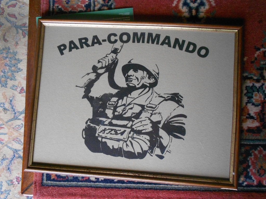 Para commando, Verzamelen, Militaria | Algemeen, Ophalen of Verzenden, Overige soorten, Foto of Poster