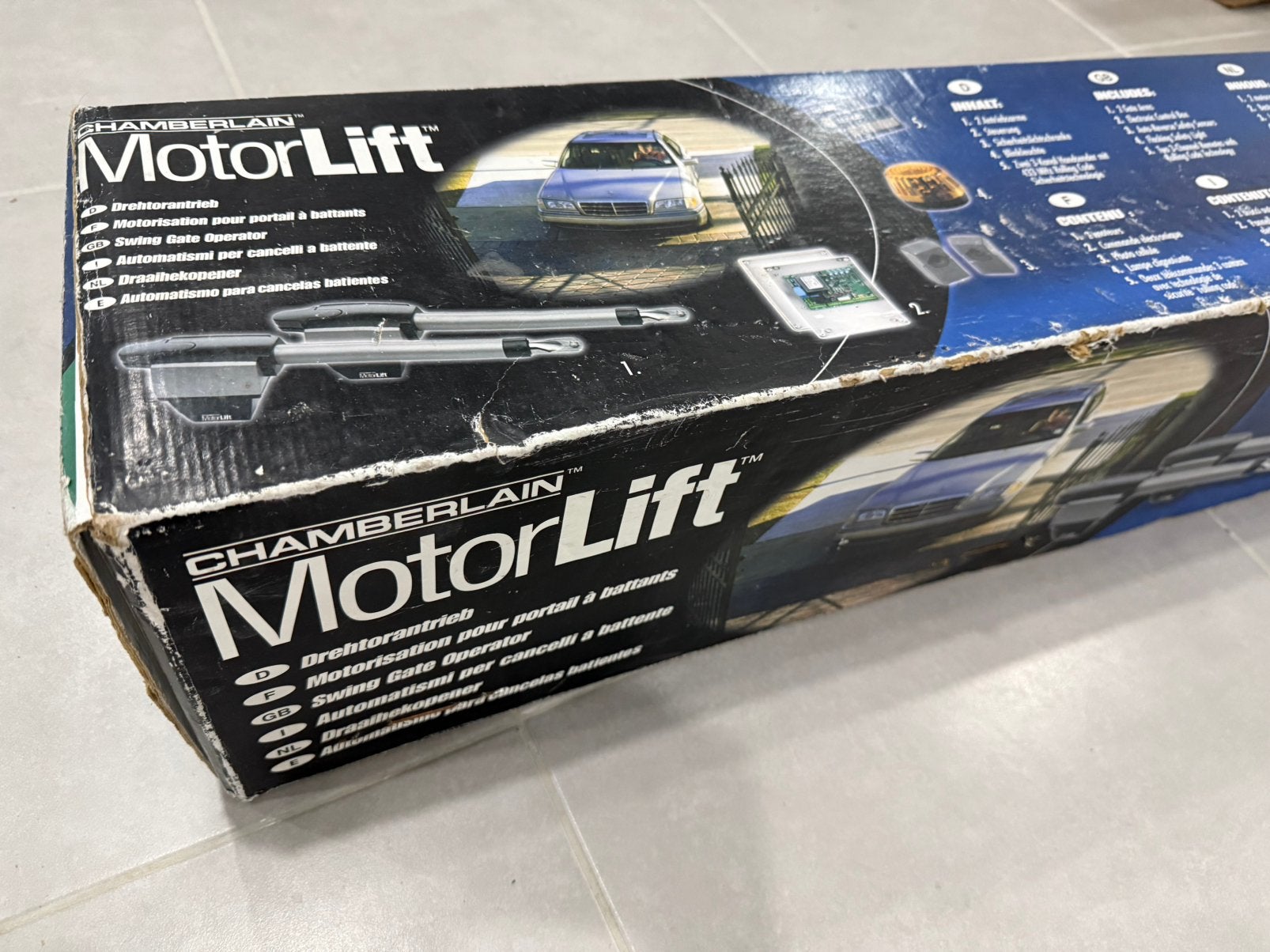 Chamberlain MotorLift HC300 automatische draaipoortopener, Enlèvement, Neuf, Portail battant