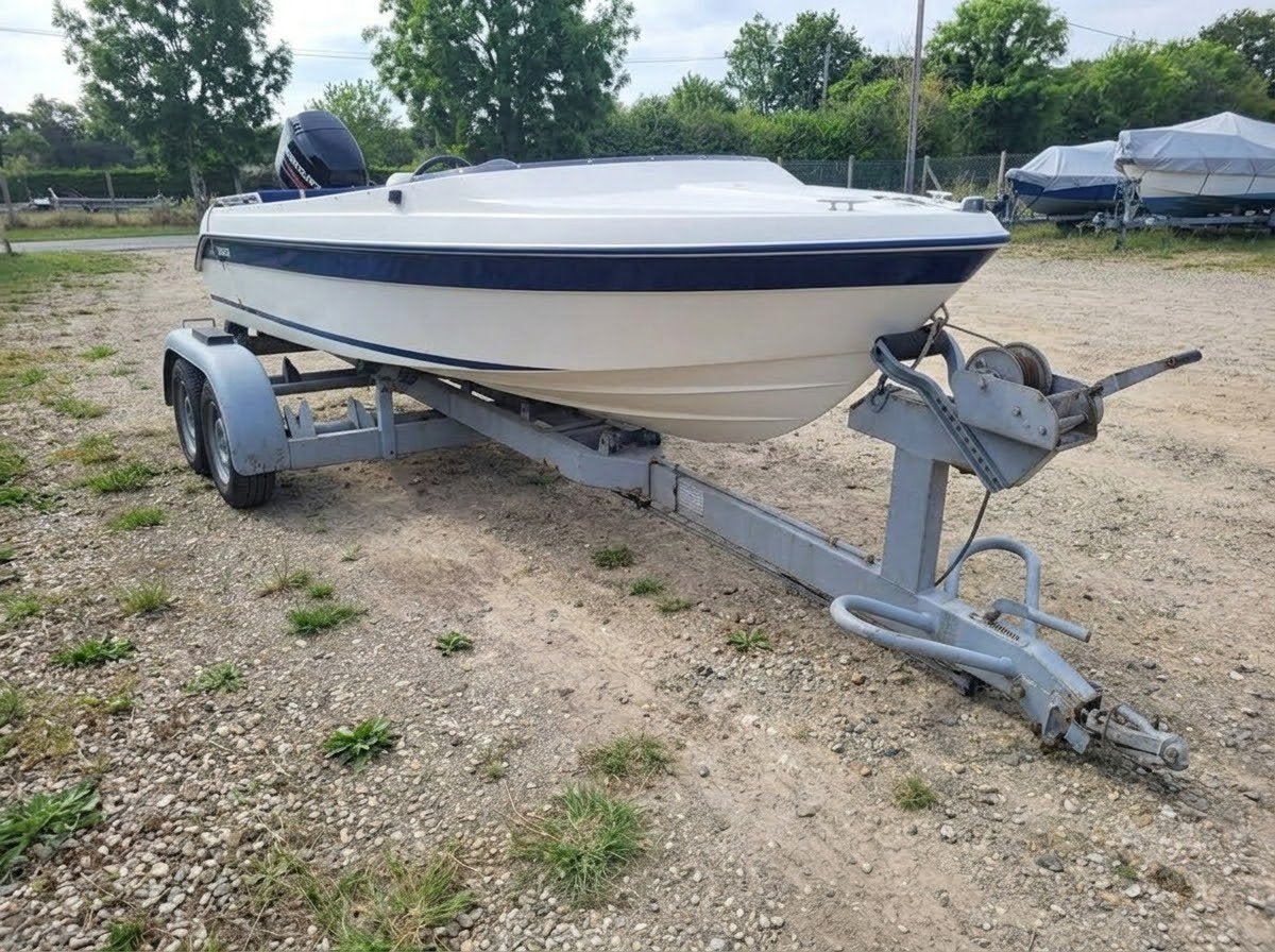 remorque bateau double essieu Caillebotte, Enlèvement ou Envoi