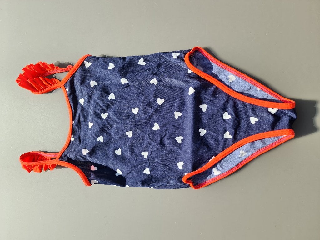 bikini, zwembroek, badpak met hartjes, CA, 122, Ophalen, Zo goed als nieuw