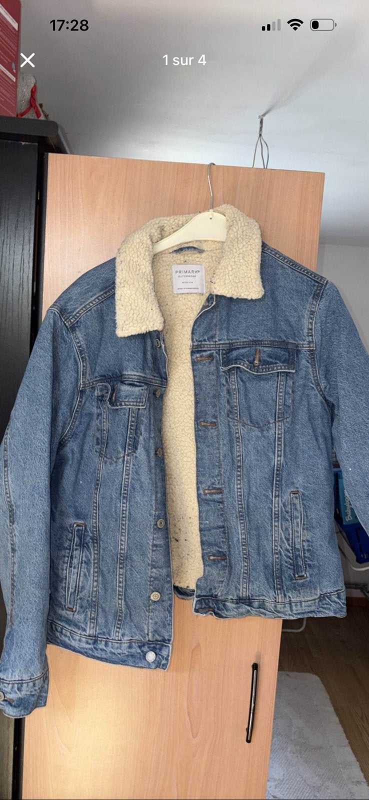 Veste en jean, Ophalen, Zo goed als nieuw, Overige maten, Blauw