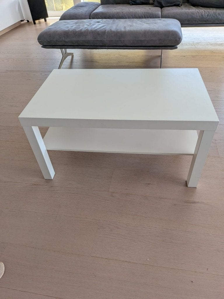 IKEA LACK salontafel wit, Moins de 50 cm, 50 à 100 cm, Enlèvement, Utilisé