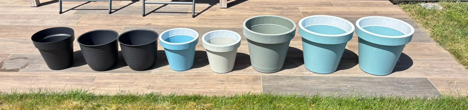 Bloempotten, Ophalen, Zo goed als nieuw