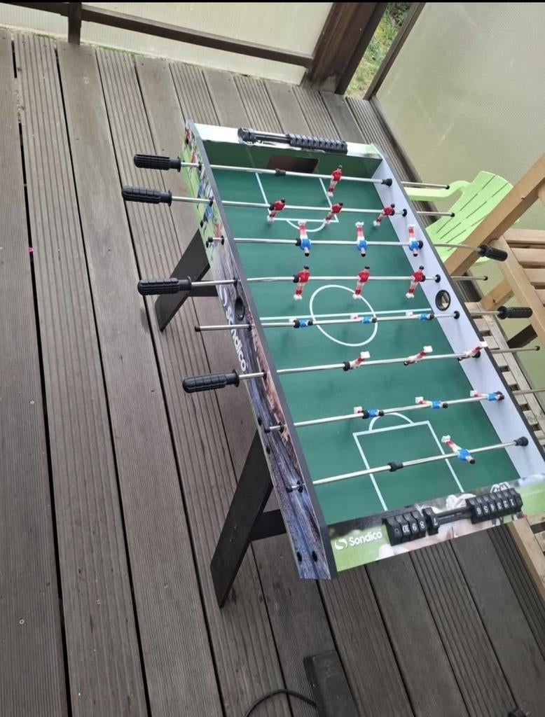 Peuter voetbaltafeltje, Ophalen