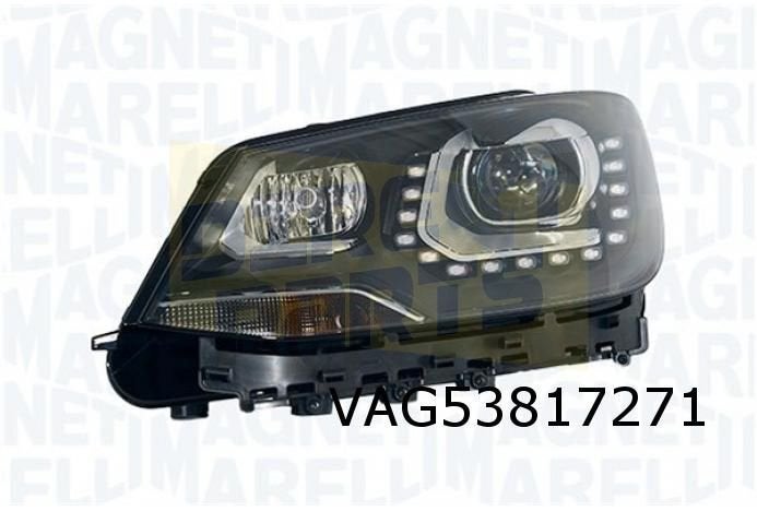 Volkswagen Sharan III (9/10-) Koplamp Links (Bi-Xe) (met dyn, -, -, Nieuw, -