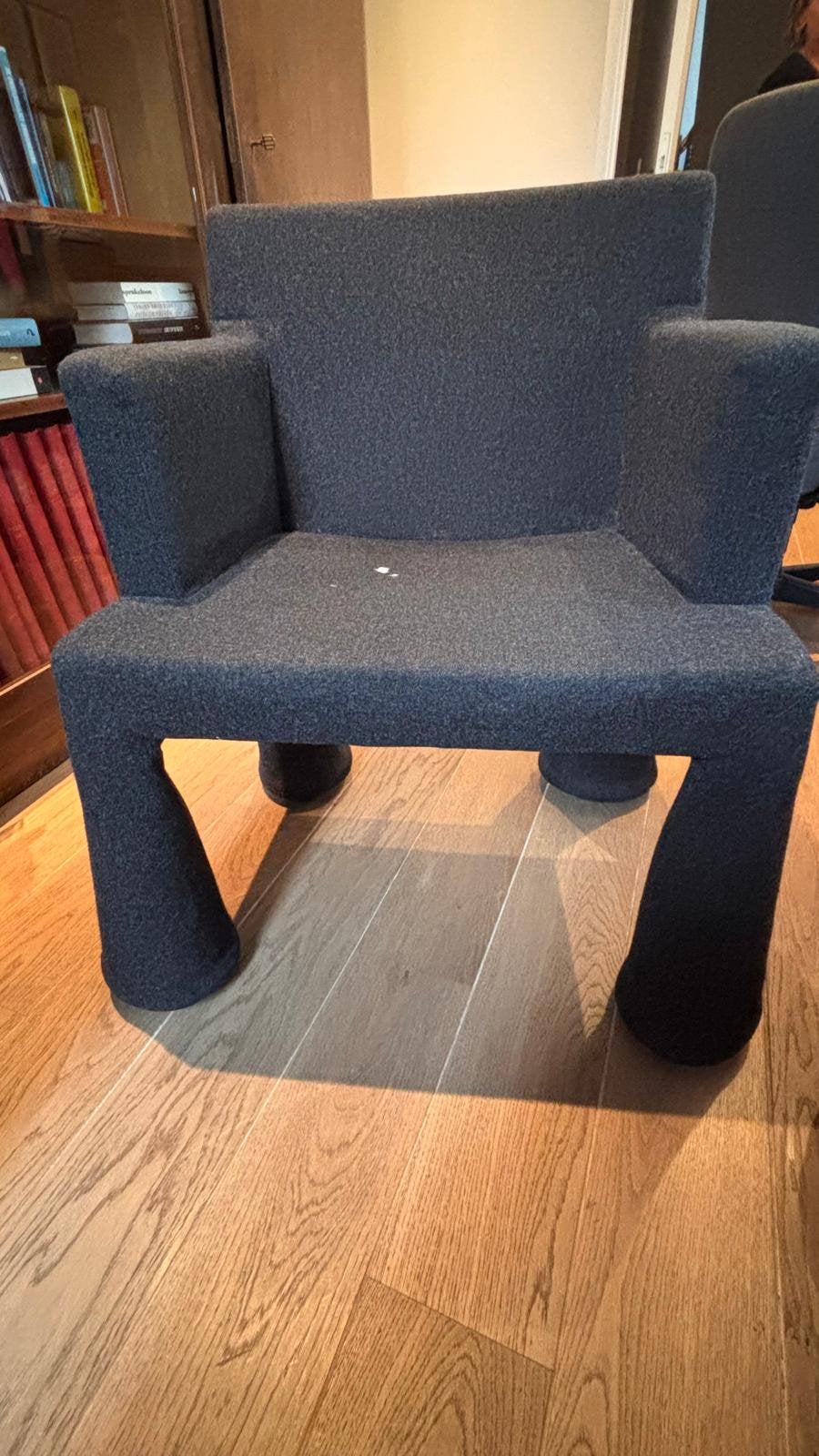 Moooi V.I.P. Chairs – 2 stuks – donkergrijs, Enlèvement, Utilisé, Tissus