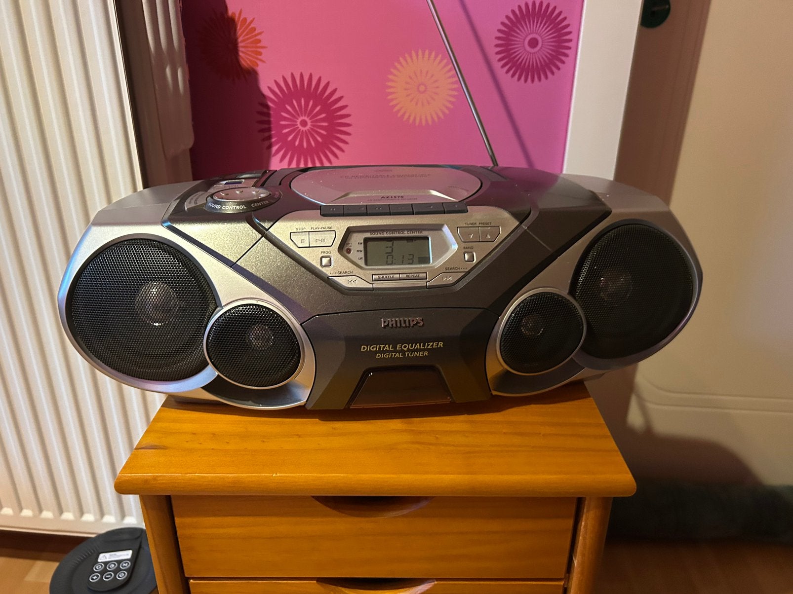 Radio cd, cassette Philips, TV, Hi-fi & Vidéo, Enlèvement, Comme neuf, Radio
