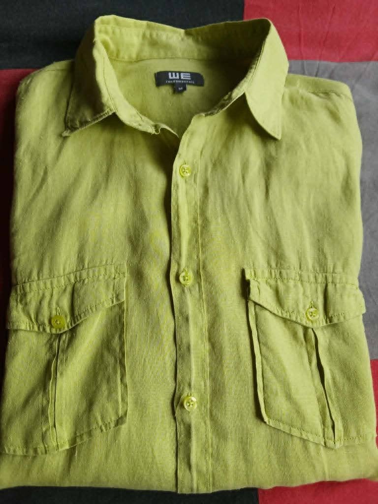 Hemd te koop maat medium voor 5 euro in goede staat, Vêtements | Hommes, Chemises, Enlèvement, Porté, Vert, WE