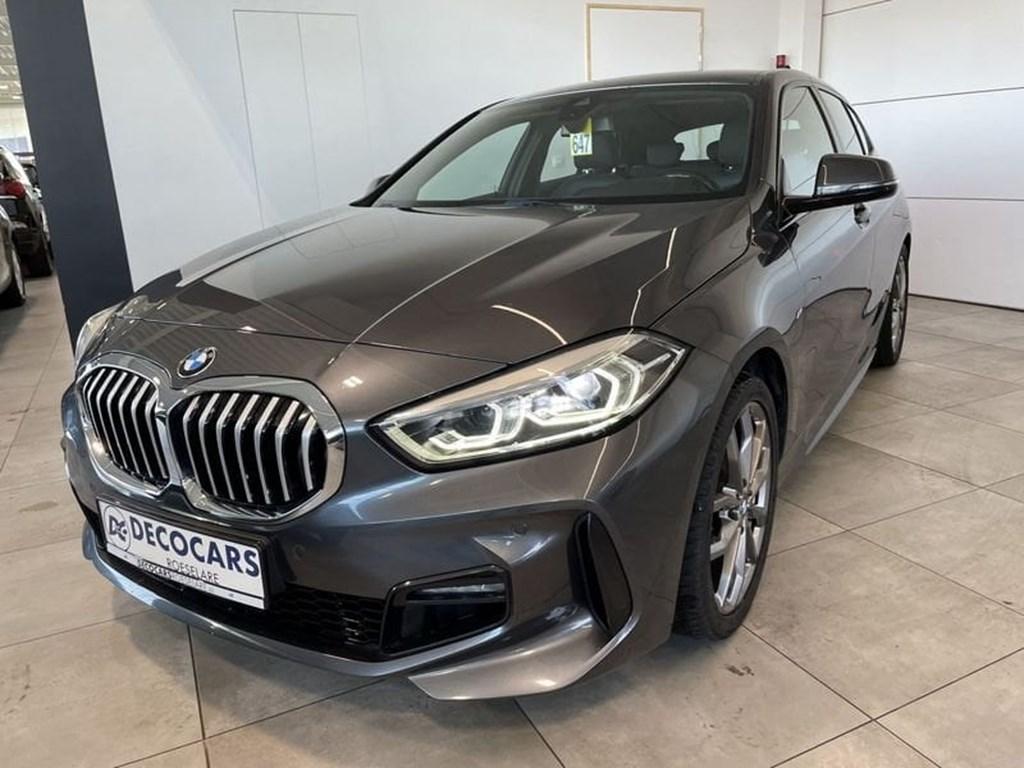 BMW Serie 1 M-Pack // Navi - Carplay - Airco, Autos, BMW, Argent ou Gris, Achat, Noir, 5 portes