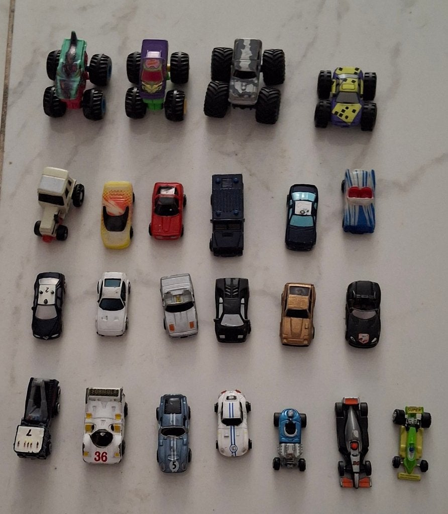 JACKPOT 23 micromachines 4x4 racing prestige corvette, Kinderen en Baby's, Speelgoed |Speelgoedvoertuigen, Ophalen of Verzenden