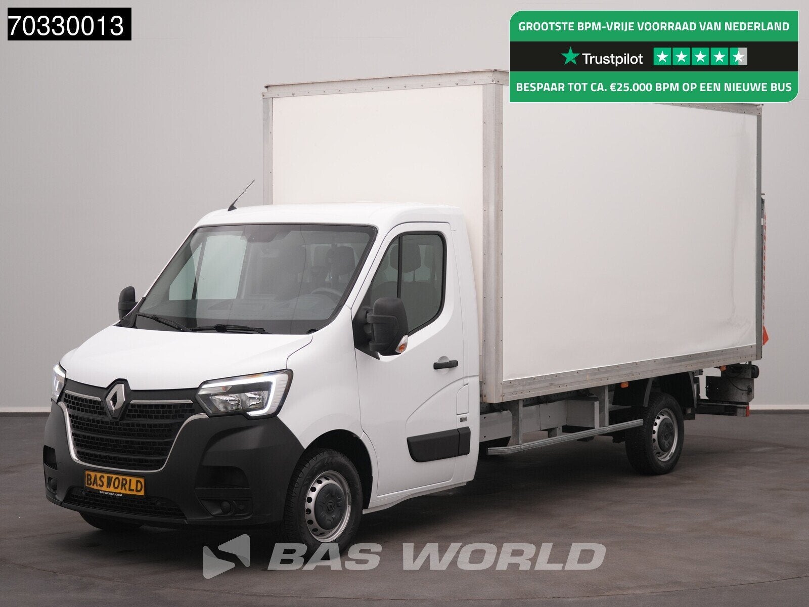 Renault Master 145PK Bakwagen Dhollandia laadklep Airco Crui, Autos, 145 ch, Achat, Euro 6, Entreprise