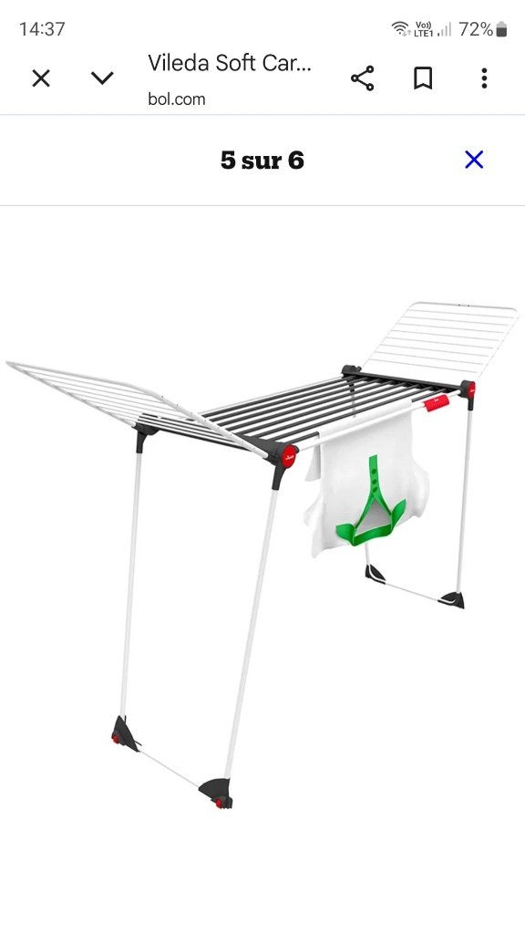 Séchoir Vileda soft care plus neuf, Jardin & Terrasse, Enlèvement, Neuf, Séchoir