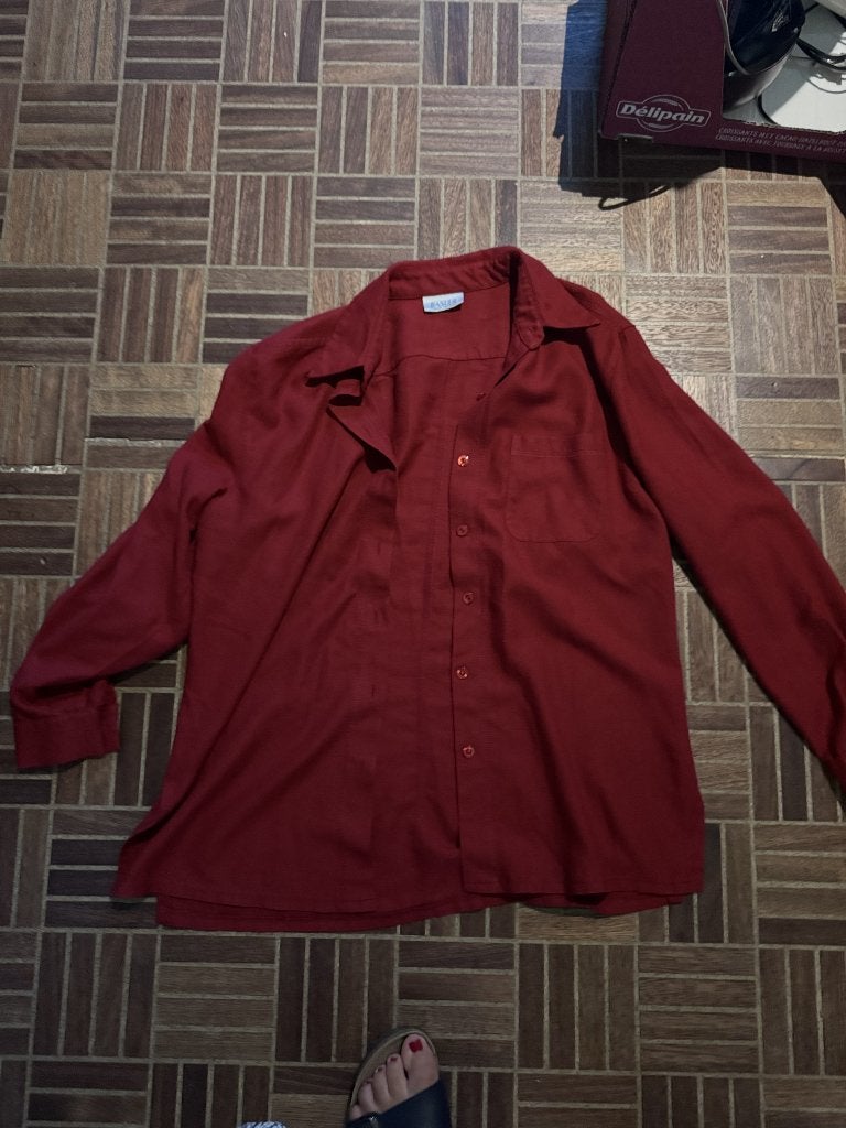 Blouse Basler bordeaux pour femme — qualité élégante, Vêtements | Femmes, Blouses & Tuniques, Porté, Taille 38/40 (M), Rouge, Enlèvement