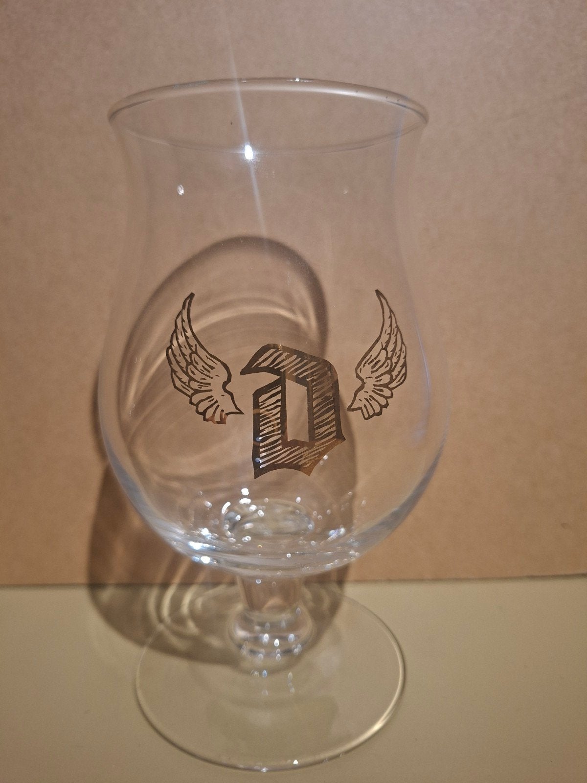 Duvel glas golden wings, Ophalen of Verzenden