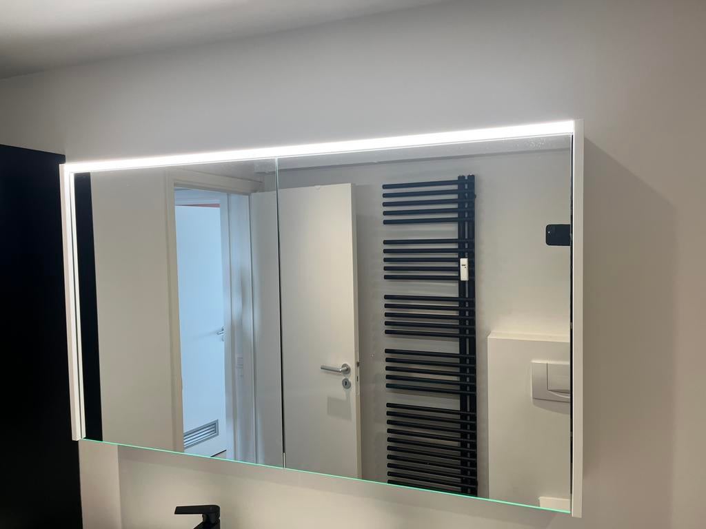 Armoire de toilette Duravit D Code 120x70x15, Armoire à miroir, Moins de 25 cm, Moins de 100 cm, Comme neuf