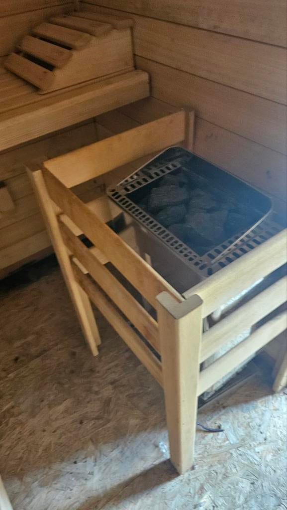 Sauna kachel electrisch met toebehoren evntueel ook met bank, Tuin en Terras, Ophalen of Verzenden