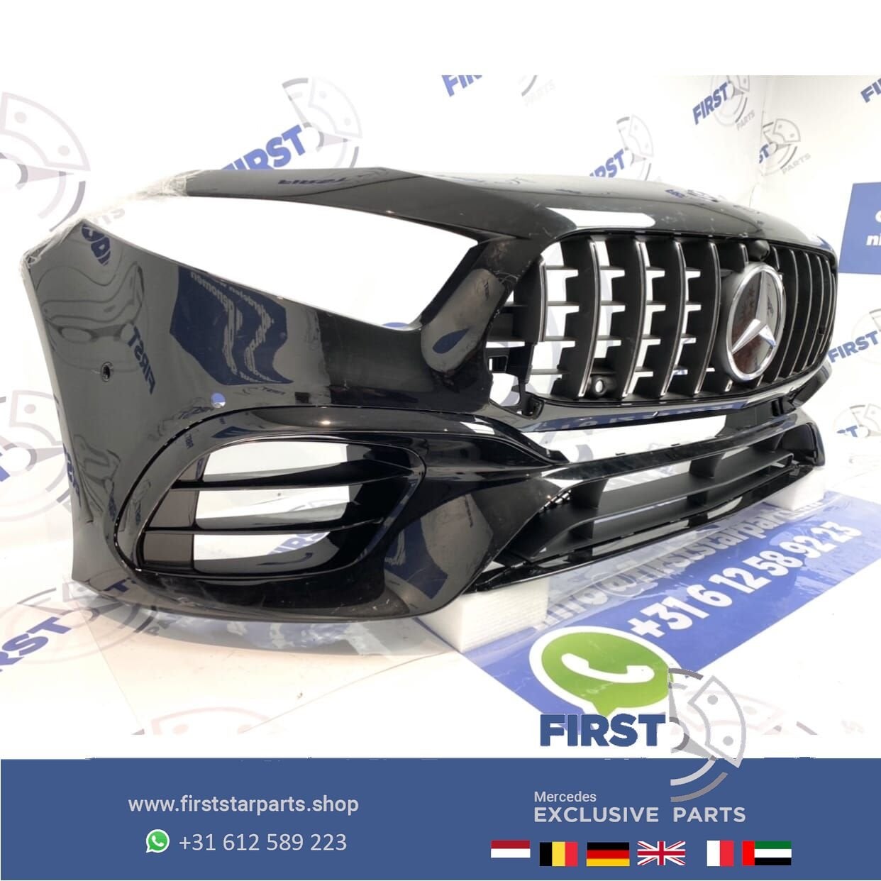 W177 A45S AMG VOORBUMPER ZWART + GT GRIL A KLASSE 2018-2022, Utilisé, -, Avant, -