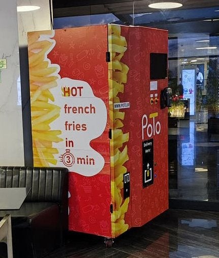 distributeur automatique de frites belges entièrement, Enlèvement ou Envoi
