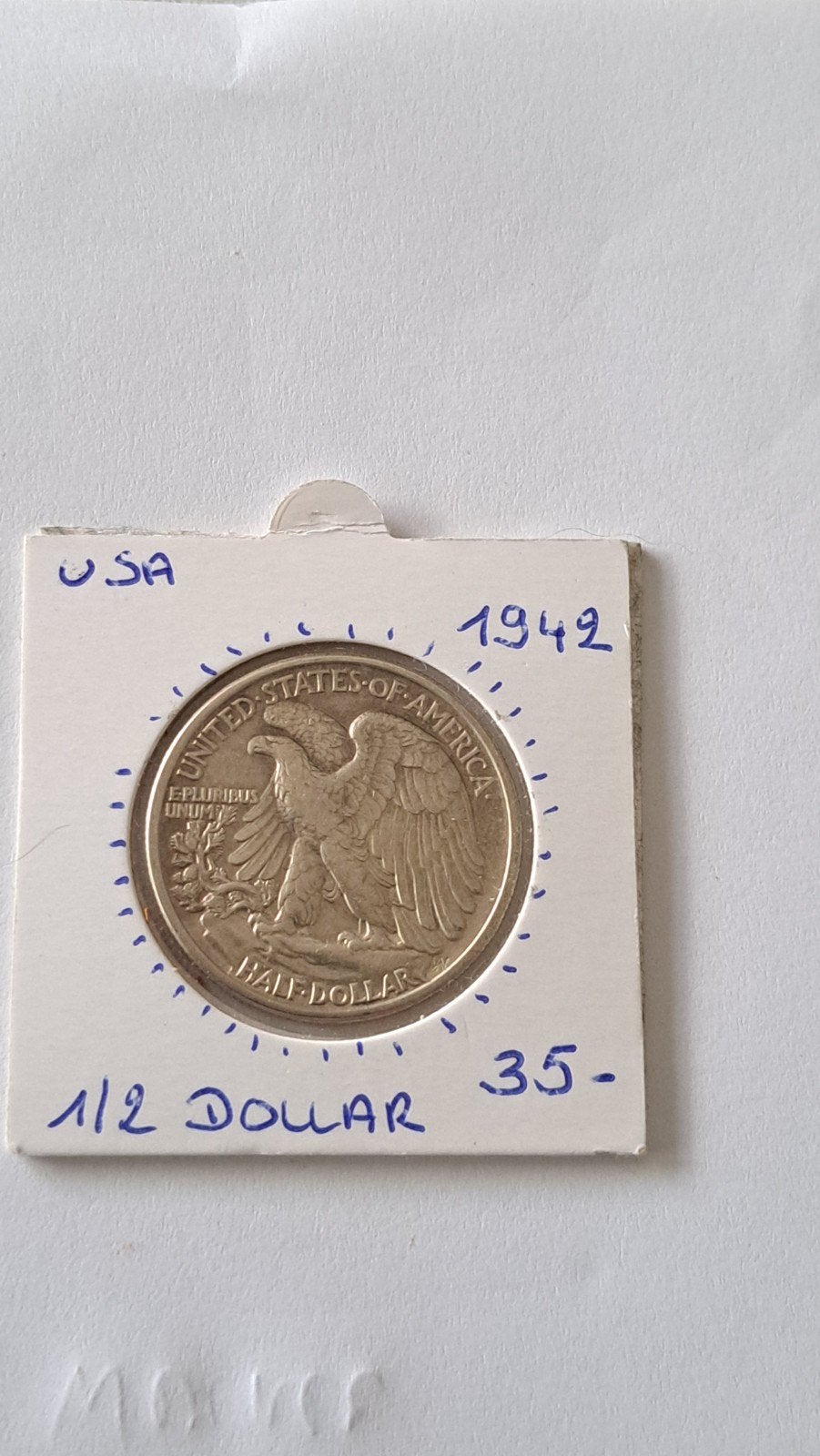 États-Unis 1/2 dollar 1942 AG SYMPA ! ! ! ! !, Enlèvement ou Envoi