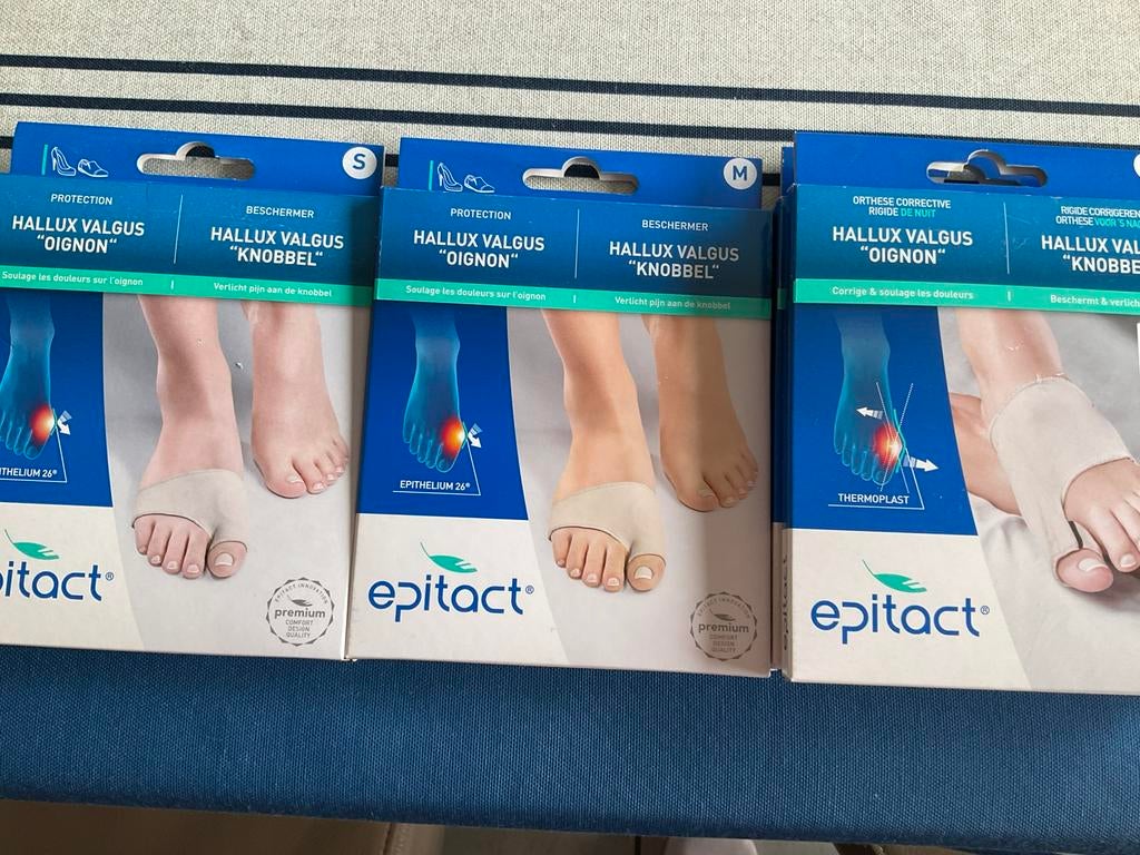 Epitact Hallux Valgus 'Knobbel' Beschermer S,M en L NIEUW!, Enlèvement ou Envoi, Neuf