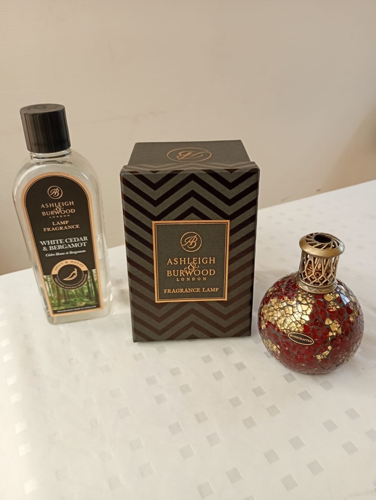 fragrance lamp/ geurverdeler, Geurverspreider, 12 cm, Ophalen of Verzenden, Goud