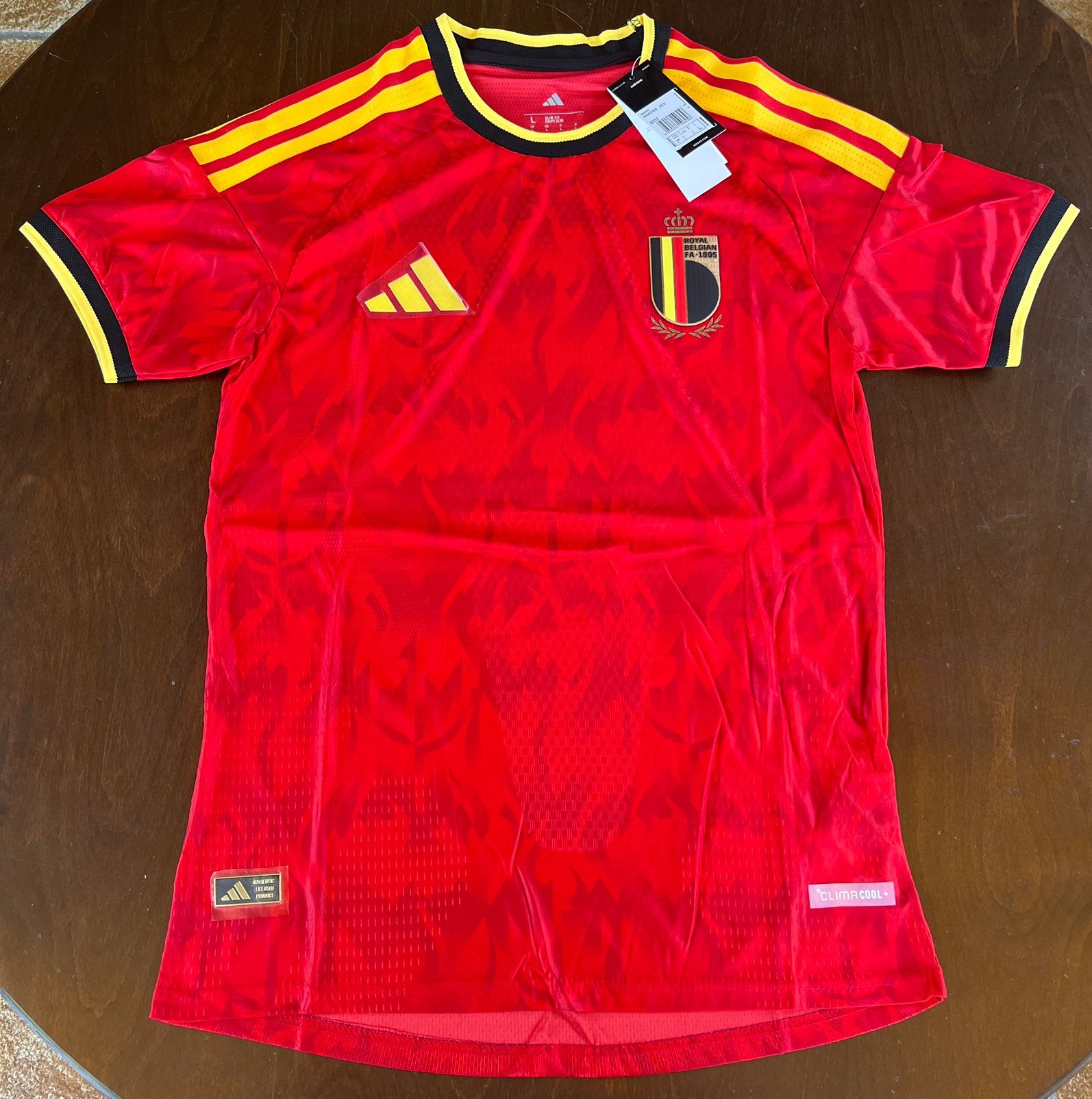 Maillot Belgique 2026 version joueur, Sport en Fitness, Voetbal, Maat L, Ophalen, Nieuw, Shirt