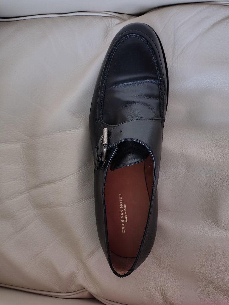 Platte schoenen zwart Dries van noten EU42, Kleding | Heren, Schoenen, Ophalen, Zwart, Nieuw, Gespschoenen