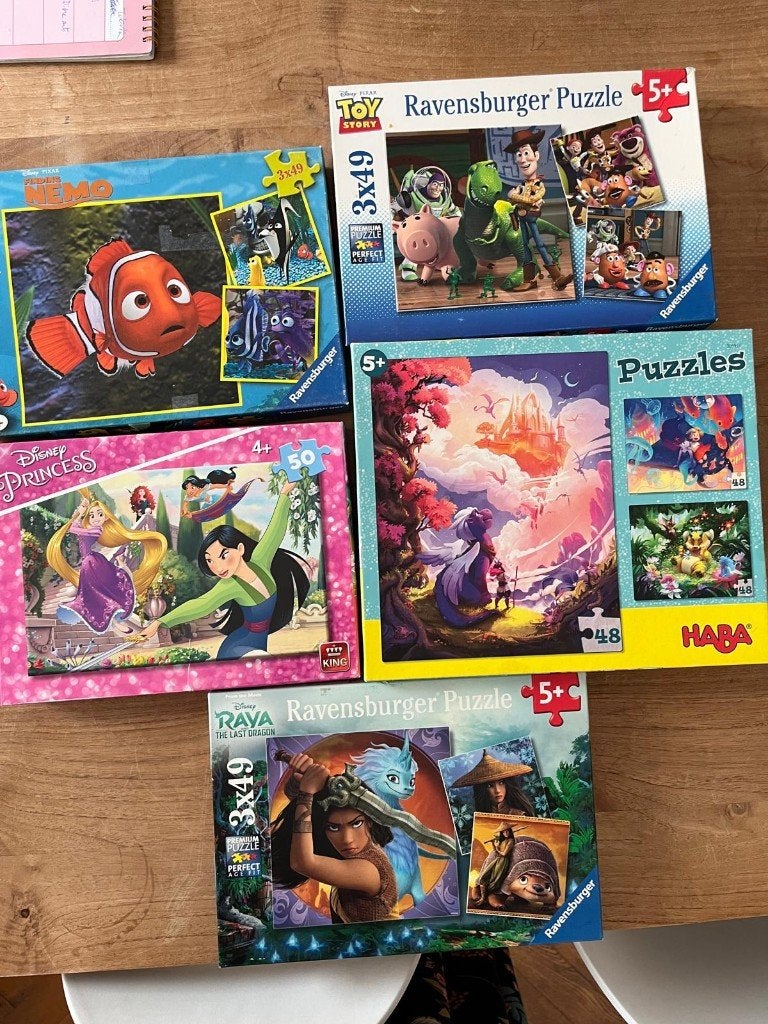 Puzzelpret - Set puzzels (50 stukken), Ophalen, 10 tot 50 stukjes, Gebruikt, 4 tot 6 jaar
