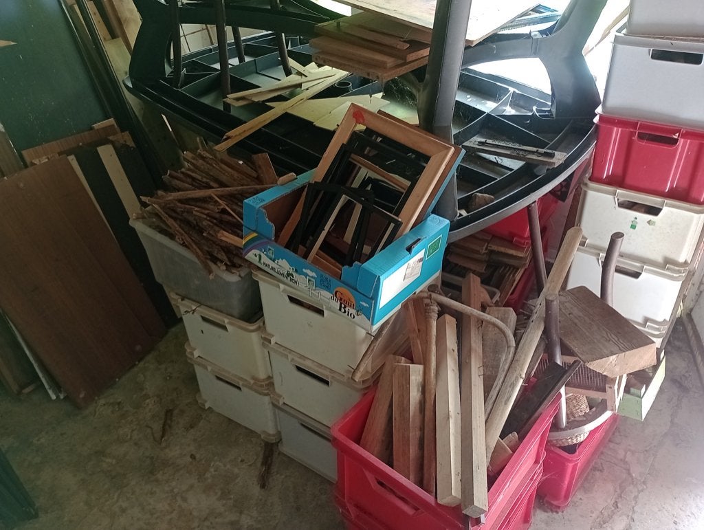 Gratis brandhout, Tuin en Terras, Ophalen