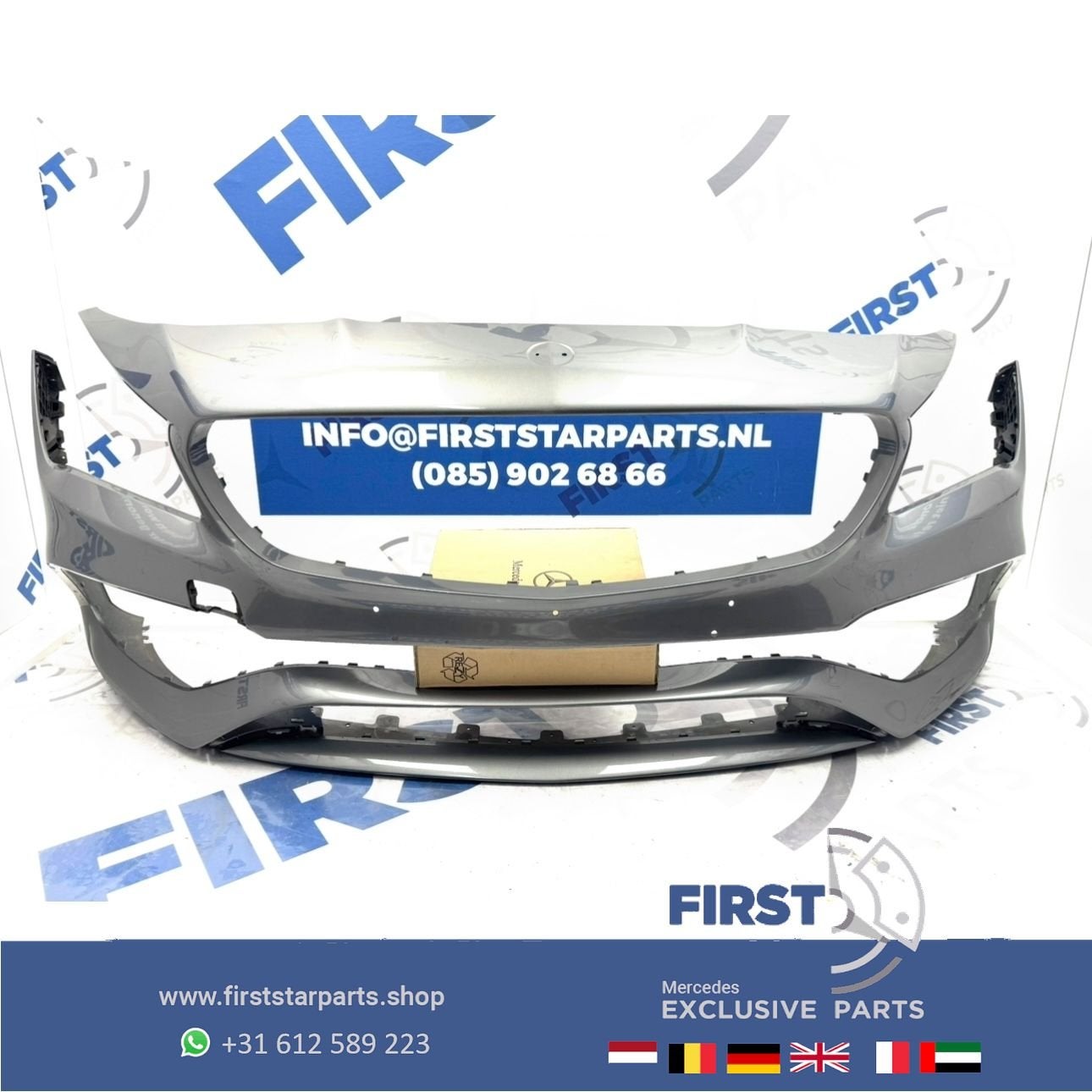 W117 BUMPER C117 X117 CLA45 FACELIFT AMG VOORBUMPER A1178809, Gebruikt, -, Voor, Ophalen of Verzenden