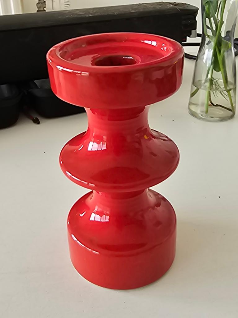 bougeoir en poterie vintage par Cari Zalloni pour Steuler D, Antiquités & Art, Enlèvement ou Envoi