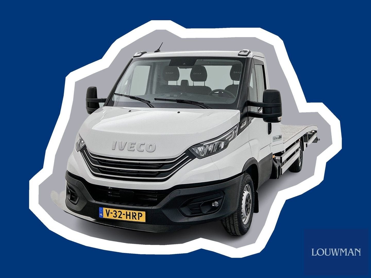 Iveco Daily 35S18H 3.0 410 Oprijwagen Led Adaptieve cruise c, Auto's, Automaat, Iveco, Wit, Bedrijf